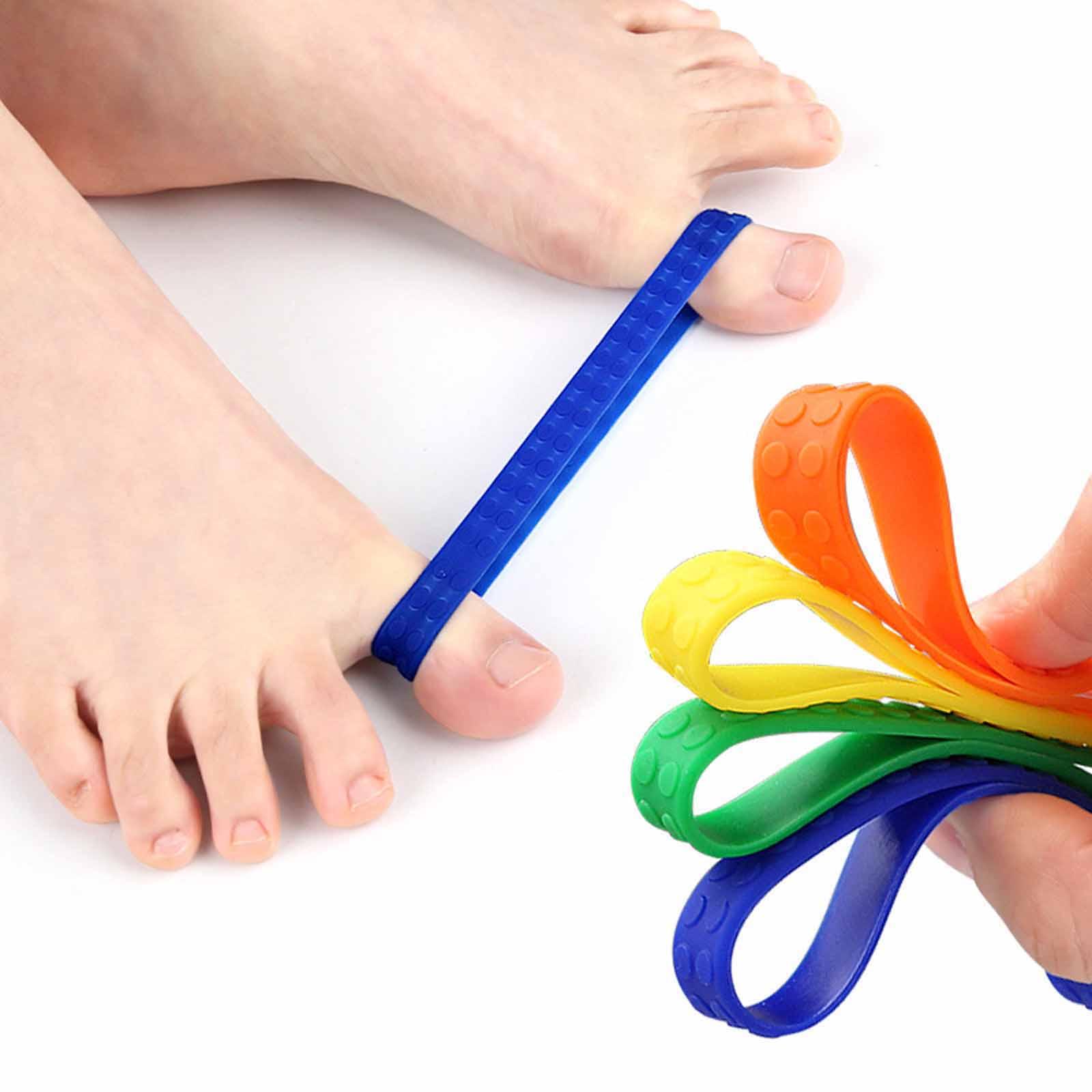 Silicone Band Women - Premium weerstandsbanden, siliconen teenverbreeders, flexibele oefenband