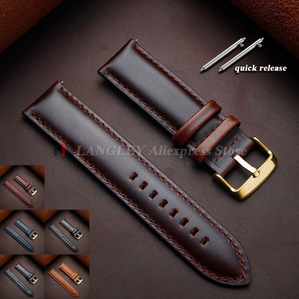 Suede Strap Watch - Vintage echte koeienhuid horlogeband bandjes voor