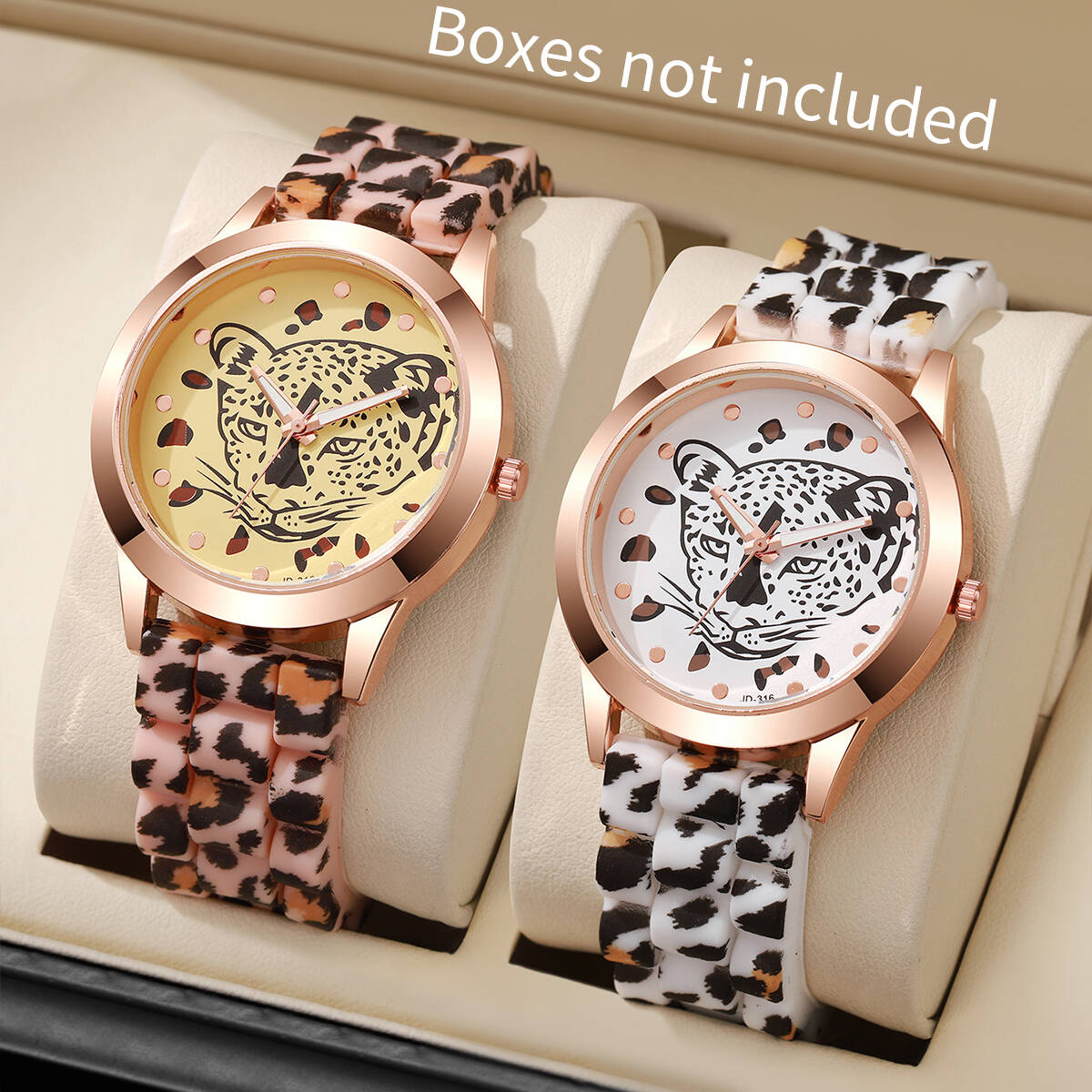 Silicone Band Women - 2 stks/set Mode Vrouwen Horloges Casual