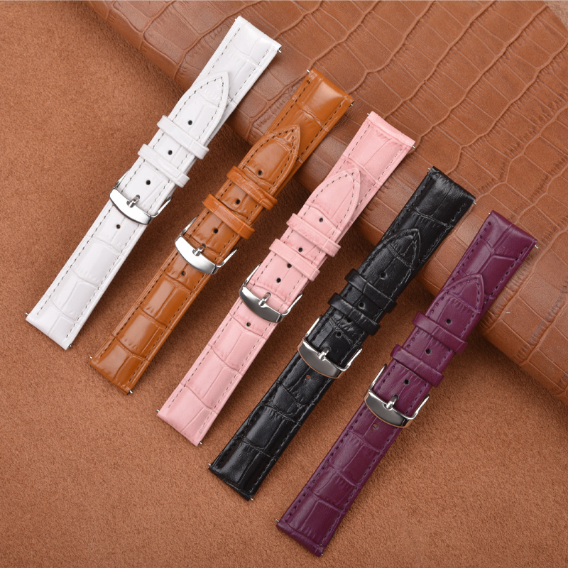 Suede Strap Watch - Hot-selling dubbelwandige horlogeband van echt leer