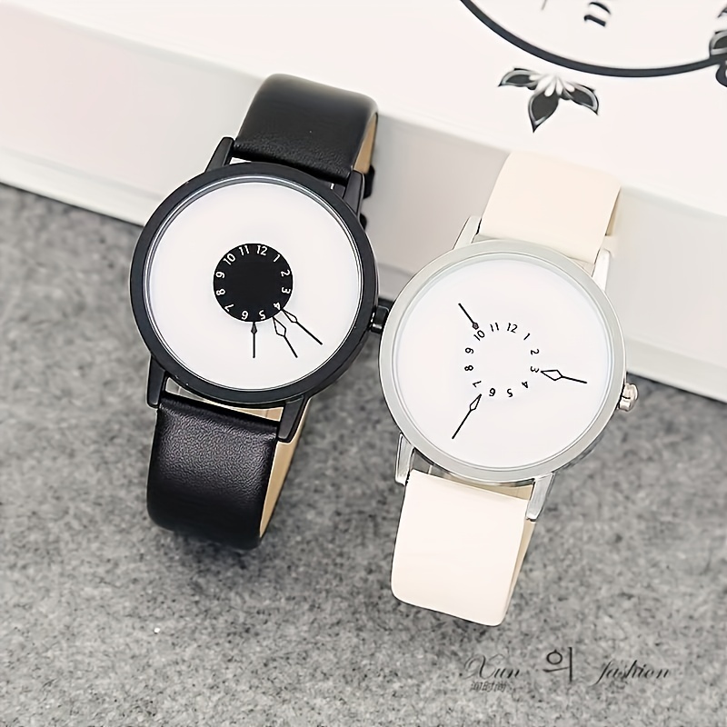 Canvas Strap Watch - 1Pc Persoonlijkheid Concept Zwart Technologie Horloge