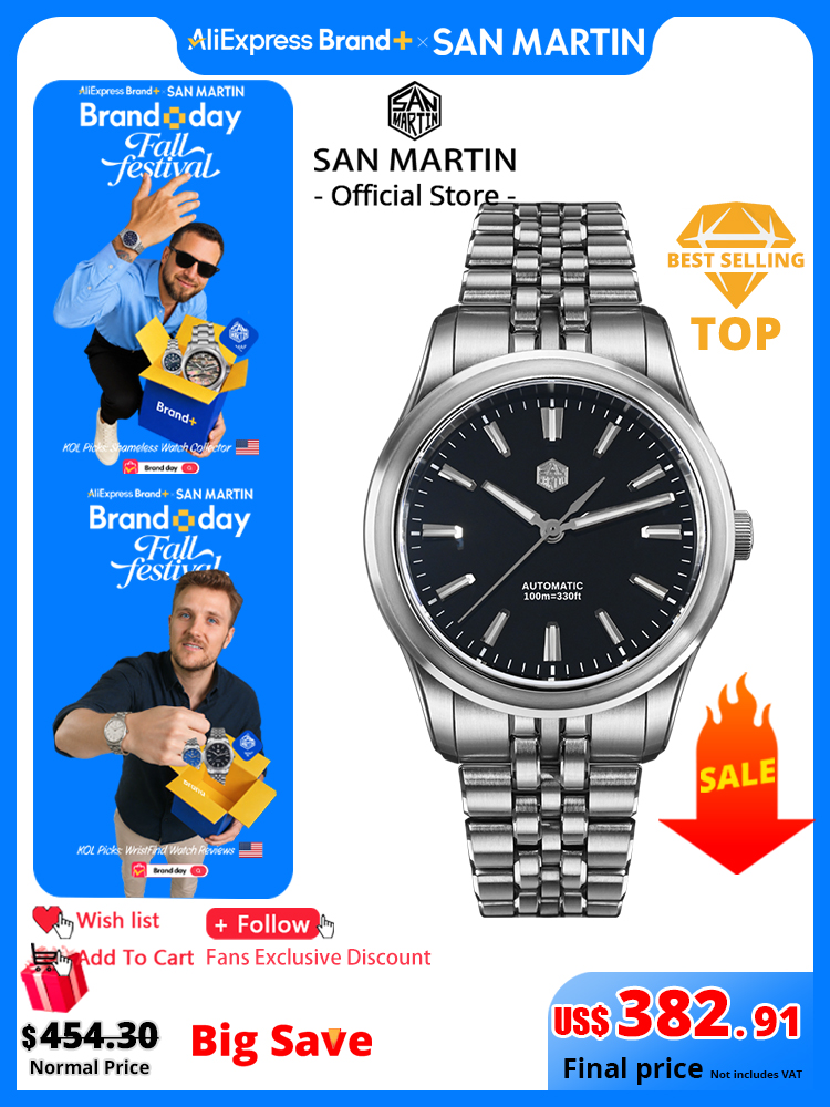 Rolex Watch Submariner - San Martin 36mm 39mm Gada Klassieke