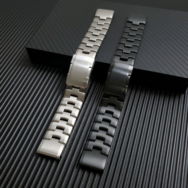 Leather Strap Quick Release - Voor Garmin horloge Fenix serie band