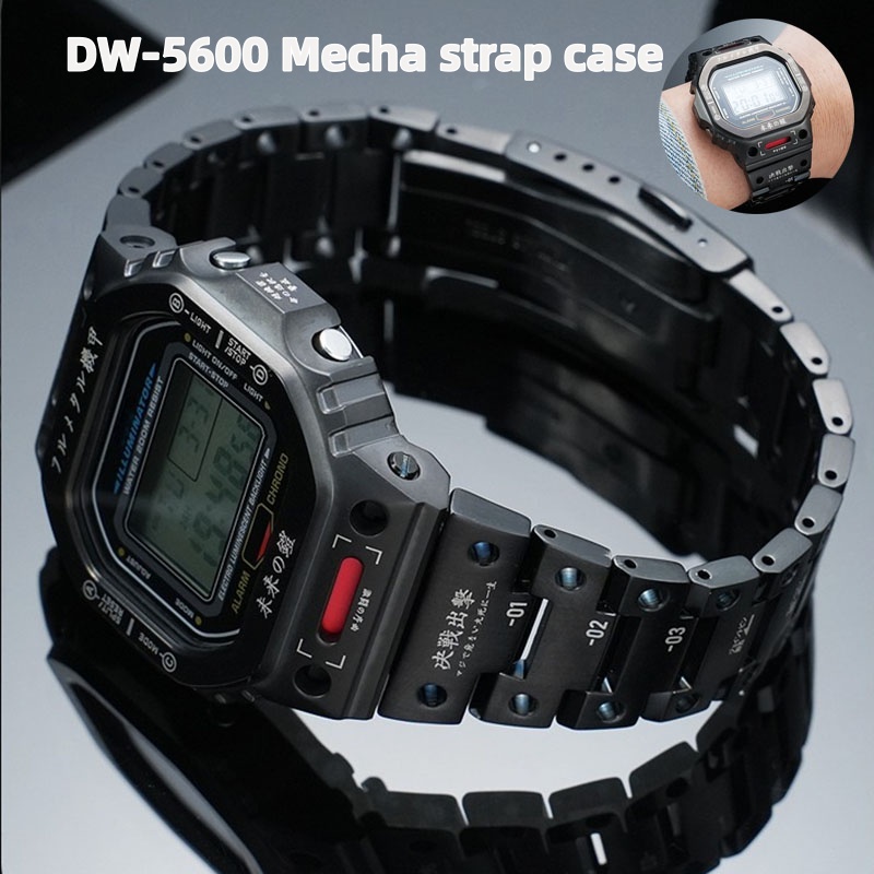 DW5600 MechWarrior Case+Strap  - Casio Watch G-Shock Dw-5600 recensie en prijs