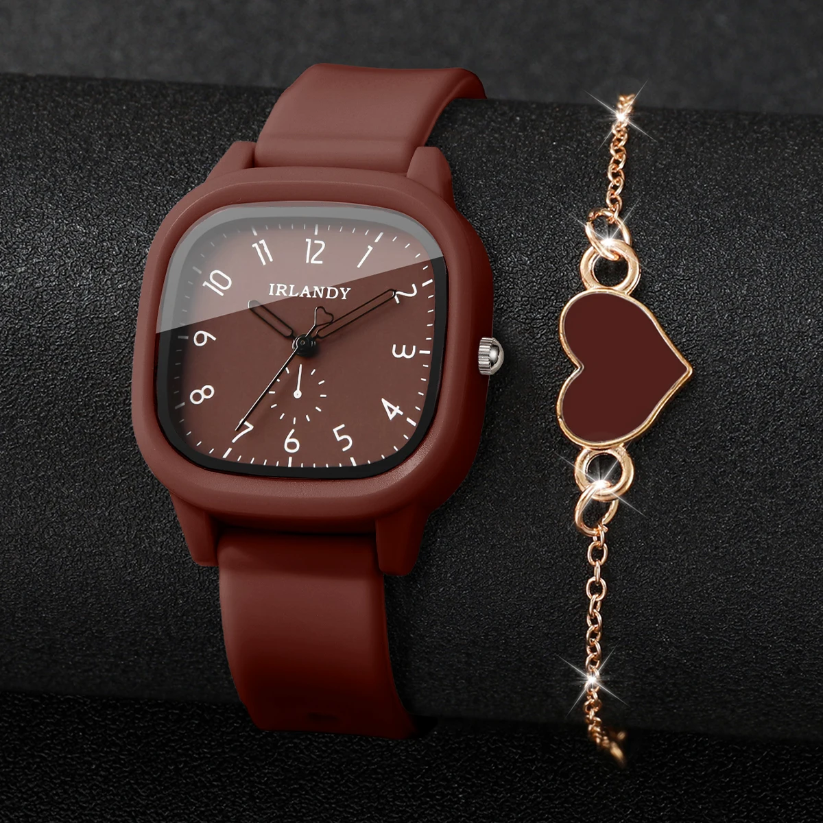4PCS Fashion Vierkante Dames Q - Silicone Band Women recensie en prijs