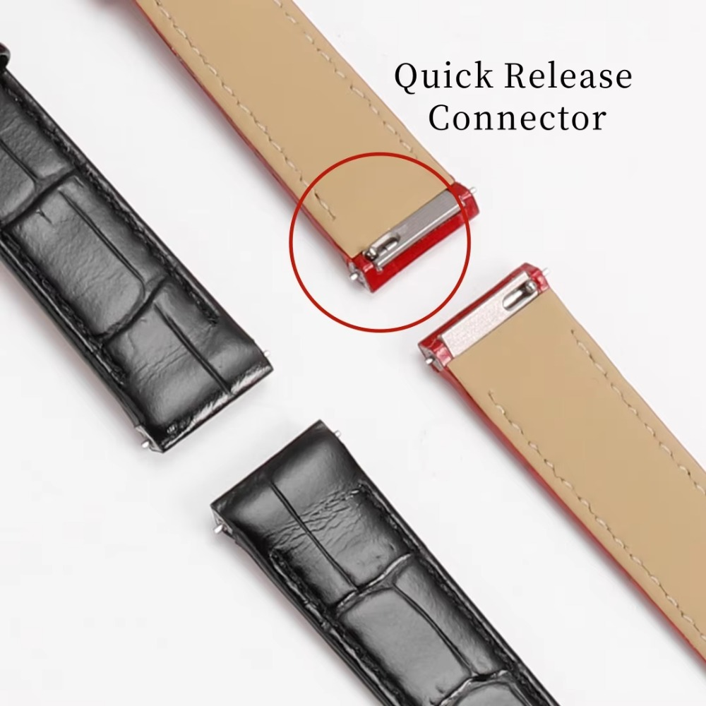 15,5 mm, 17,5 mm, 19 mm, horlo - Leather Strap Quick Release recensie en prijs