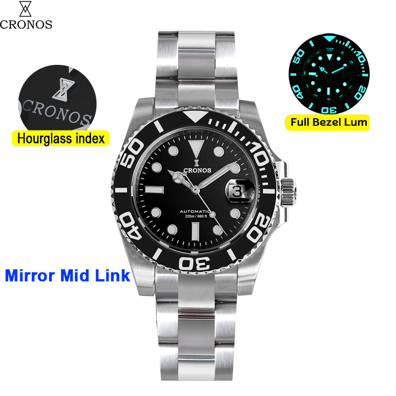 Cronos Sub Diver Herenhorloge  - Rolex Watch Submariner recensie en prijs
