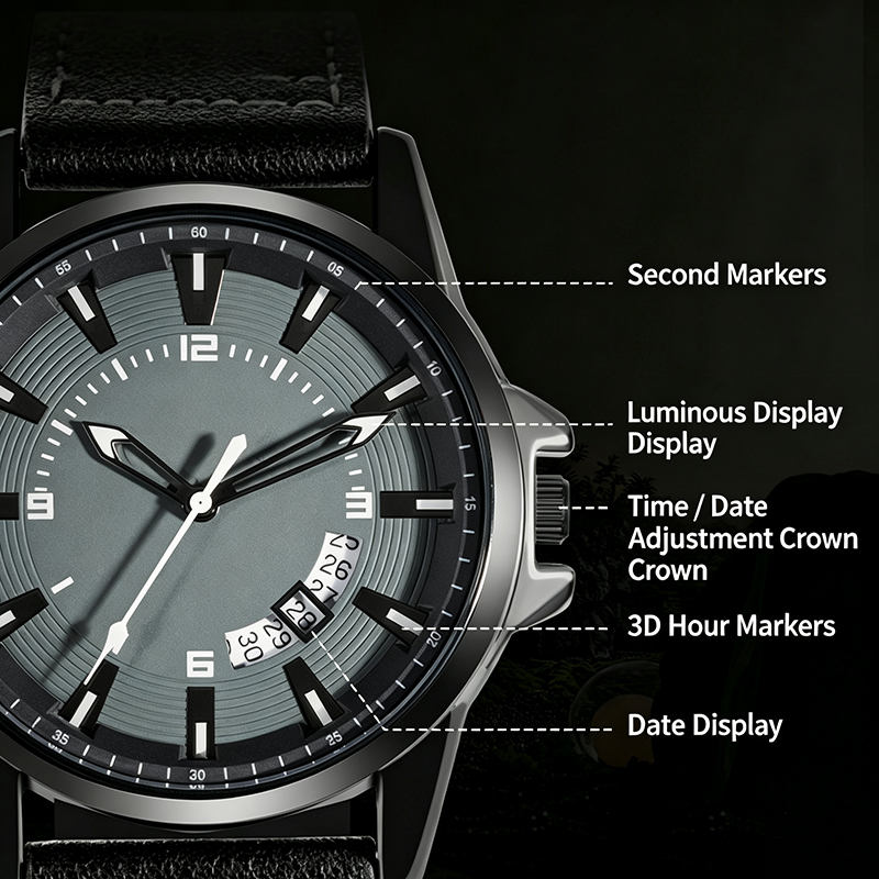 Heren Studenten Quartz Polshor - Leather Watch Band Men recensie en prijs